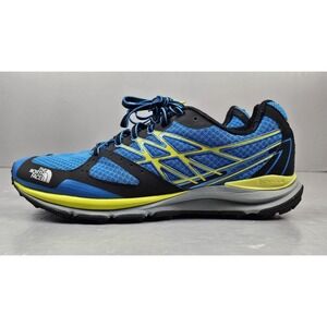 North‎ Face Ultra Cardiac Trail Runners Mens 9 Blue Vibram Sneakers Outdoor